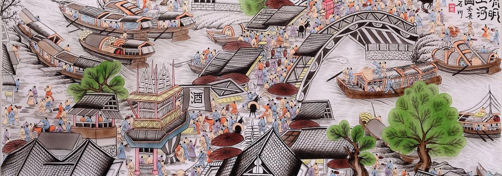 我国(中国)古代最大的风俗画是《清明上河图》图片