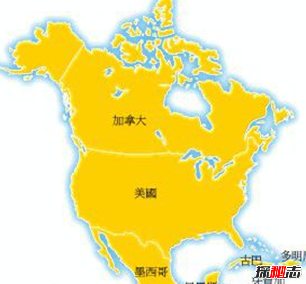 北美海岸线最长的十个国家:美国海岸线排名第三