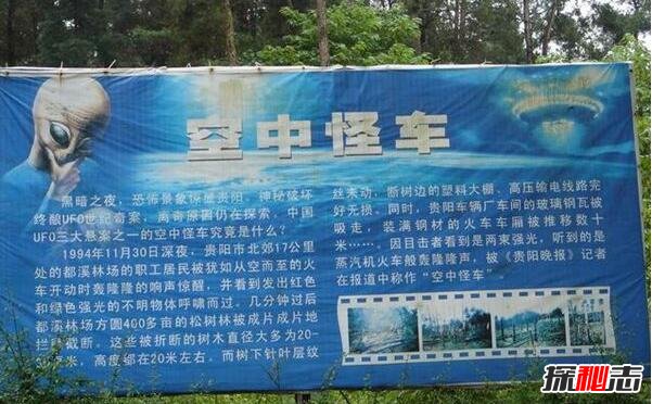 1994年贵阳空中怪车事件真相,外星人造访都溪林场(400亩松树被拦腰切断)